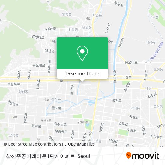 삼산주공미래타운1단지아파트 map