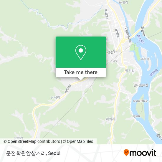 운전학원앞삼거리 map