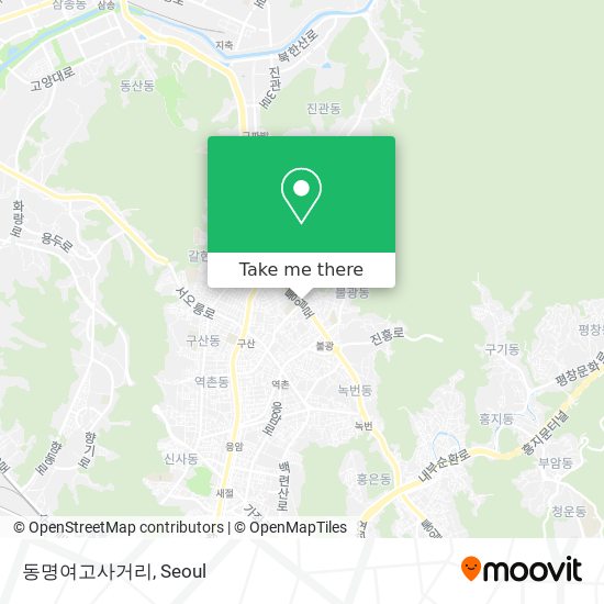 동명여고사거리 map