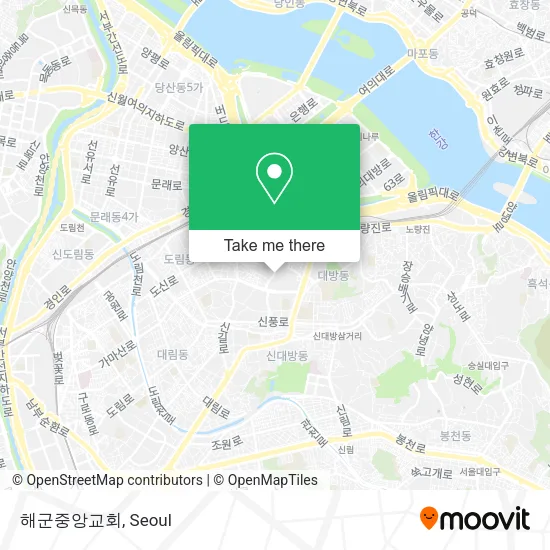 해군중앙교회 map