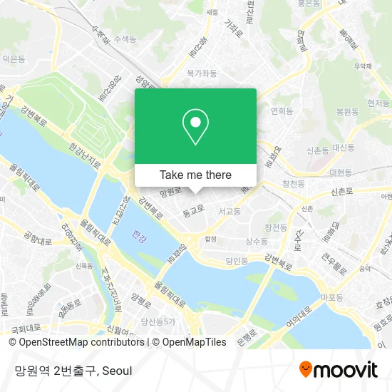 망원역 2번출구 map