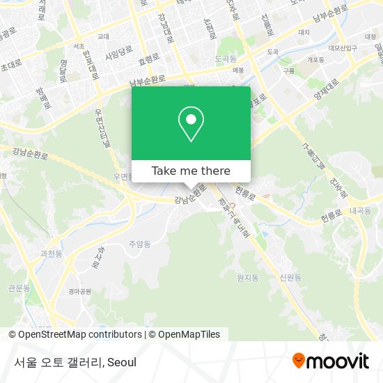 서울 오토 갤러리 map