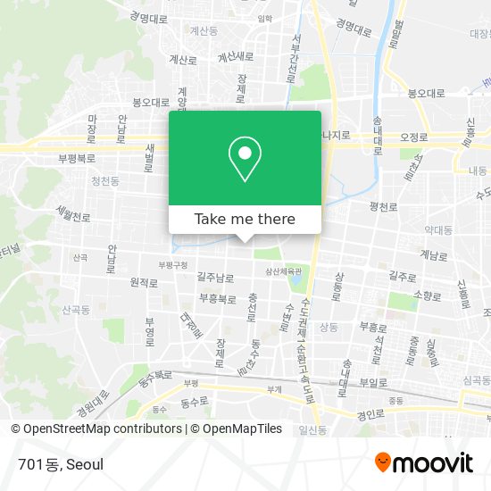 701동 map