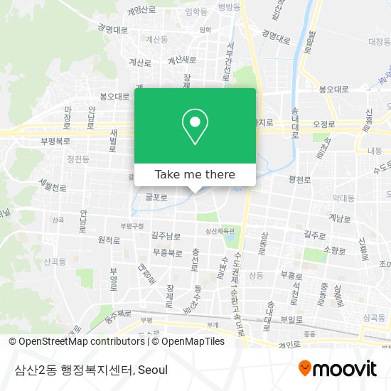 삼산2동 행정복지센터 map