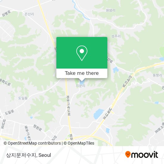 상지문저수지 map