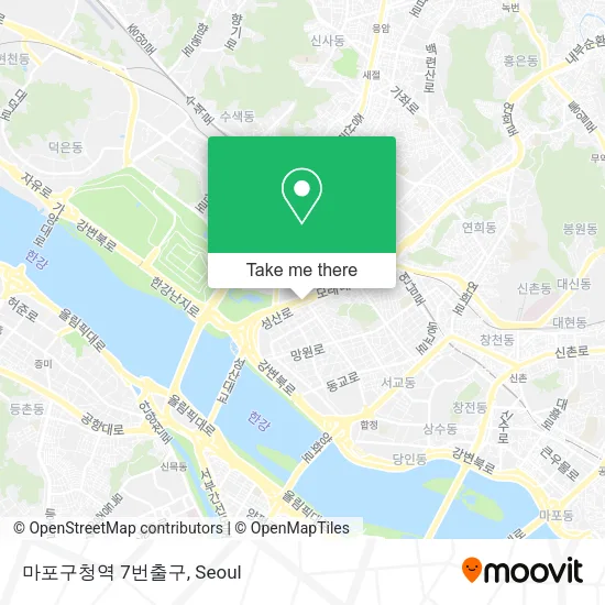 마포구청역 7번출구 map