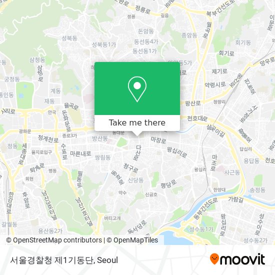 서울경찰청 제1기동단 map