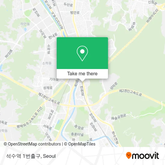 석수역 1번출구 map