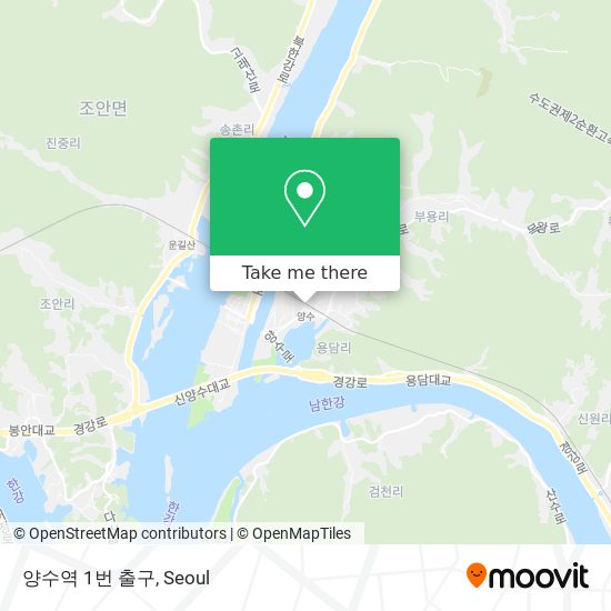 양수역 1번 출구 map