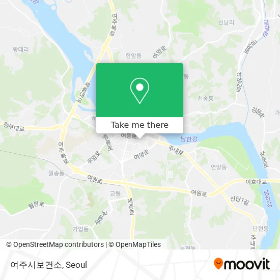 여주시보건소 map