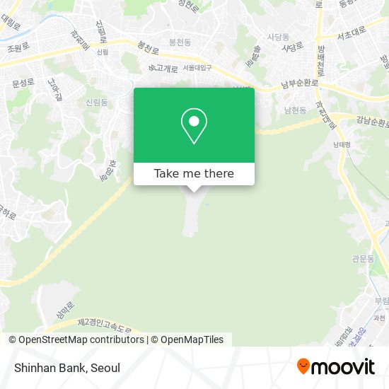 Shinhan Bank map