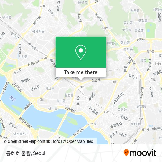 동해해물탕 map