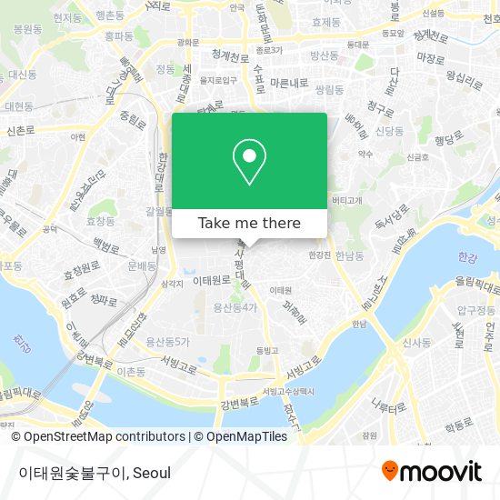 이태원숯불구이 map