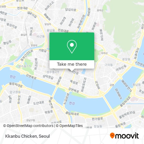 Kkanbu Chicken map