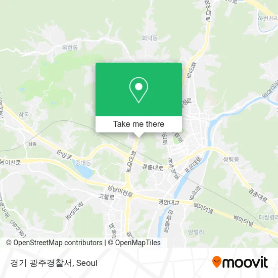 경기 광주경찰서 map
