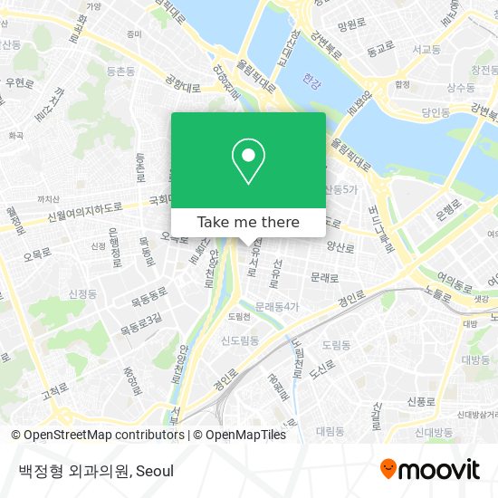 백정형 외과의원 map