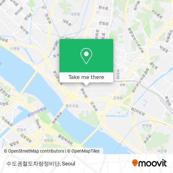 수도권철도차량정비단 map