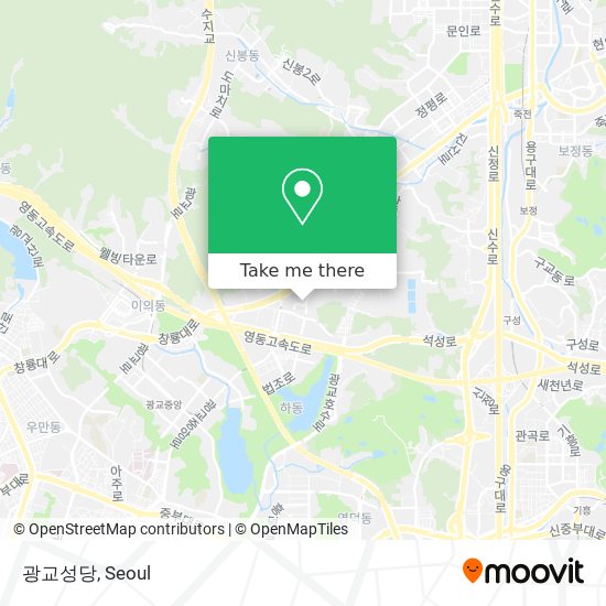 광교성당 map