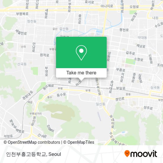 인천부흥고등학교 map
