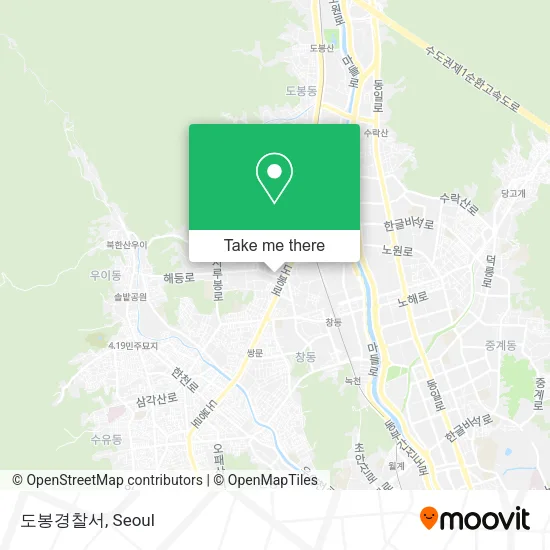 도봉경찰서 map