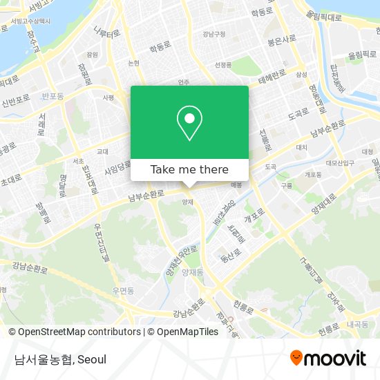 남서울농협 map