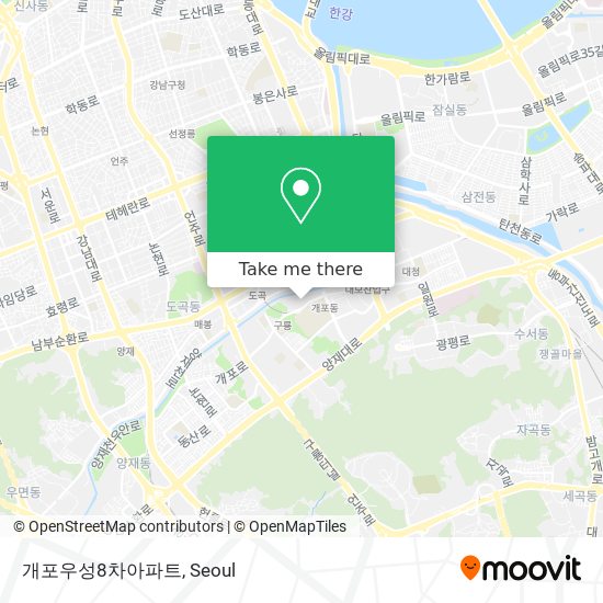 개포우성8차아파트 map