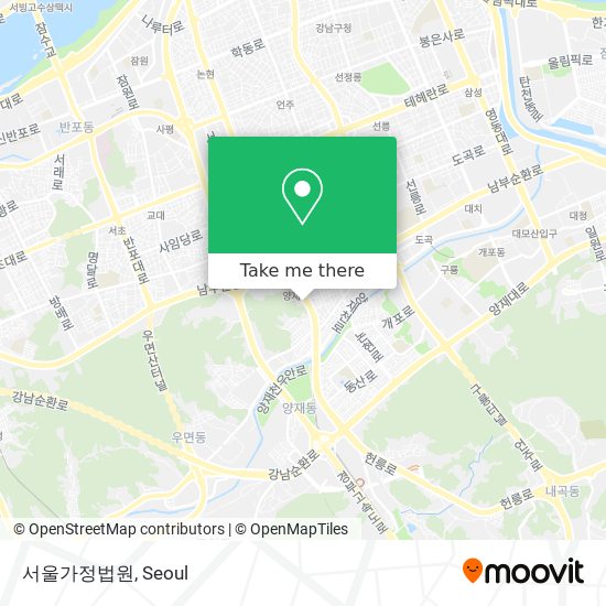 서울가정법원 map