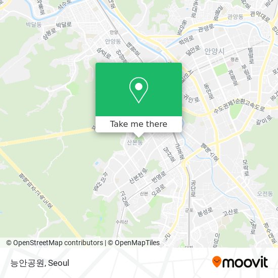 능안공원 map