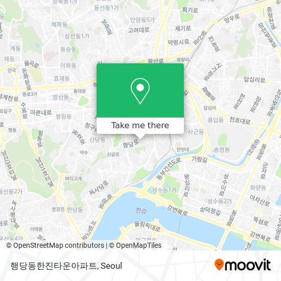 행당동한진타운아파트 map