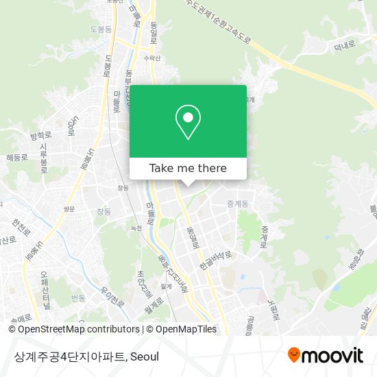 상계주공4단지아파트 map