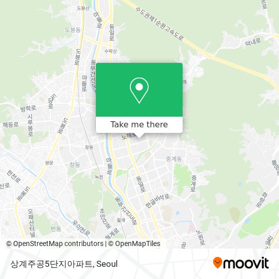 상계주공5단지아파트 map