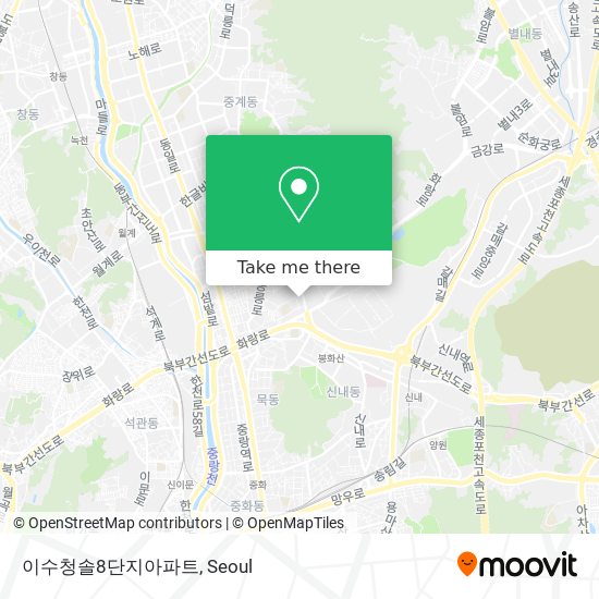 이수청솔8단지아파트 map