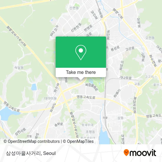 삼성마을사거리 map