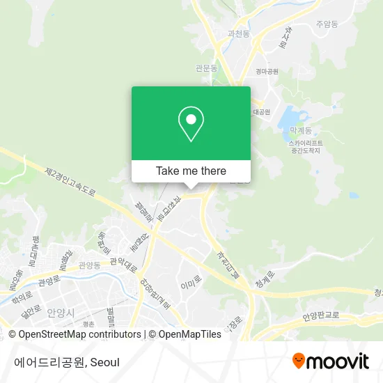 에어드리공원 map