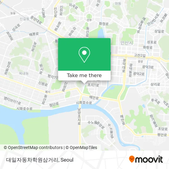 대일자동차학원삼거리 map