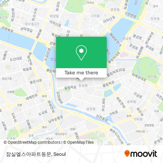 잠실엘스아파트동문 map
