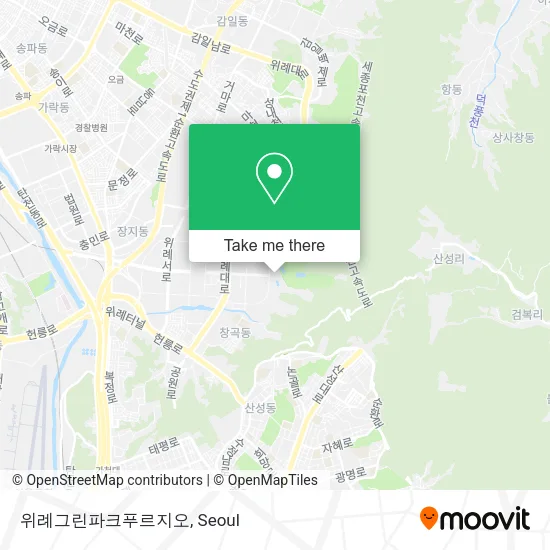 위례그린파크푸르지오 map