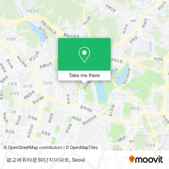 광교에듀타운50단지아파트 map