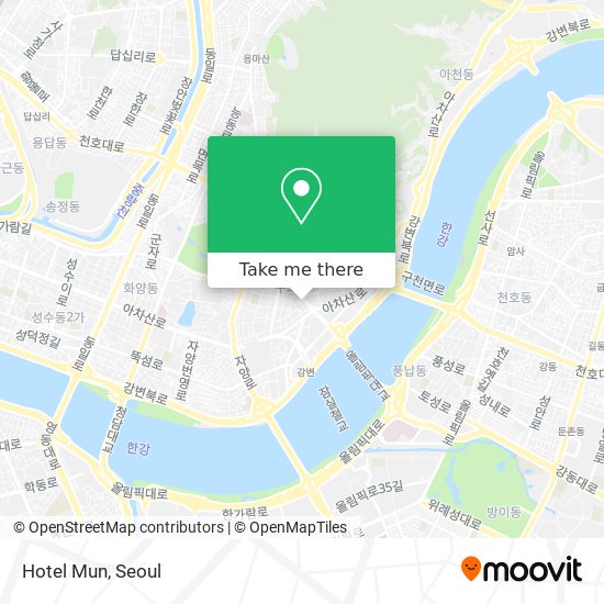 Hotel Mun map