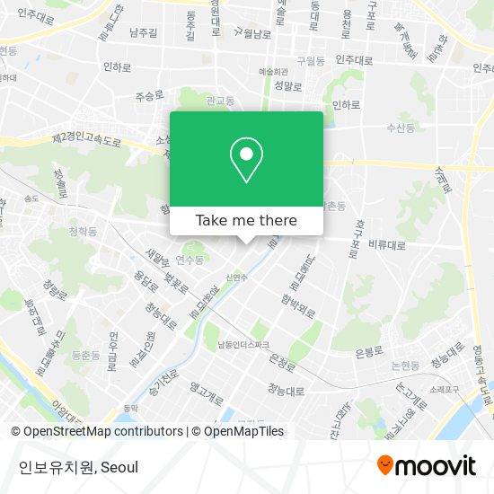 인보유치원 map