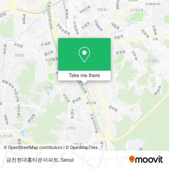 금천현대홈타운아파트 map