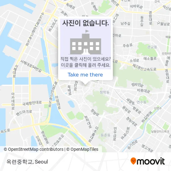 옥련중학교 map