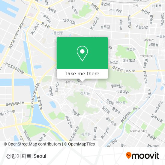청량아파트 map