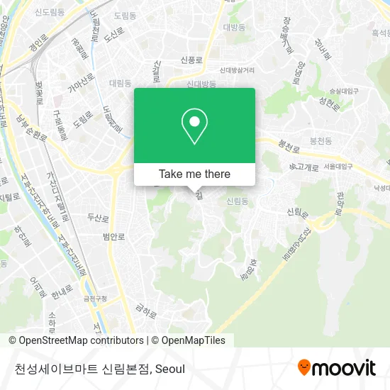 천성세이브마트 신림본점 map