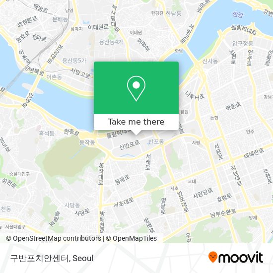 구반포치안센터 map