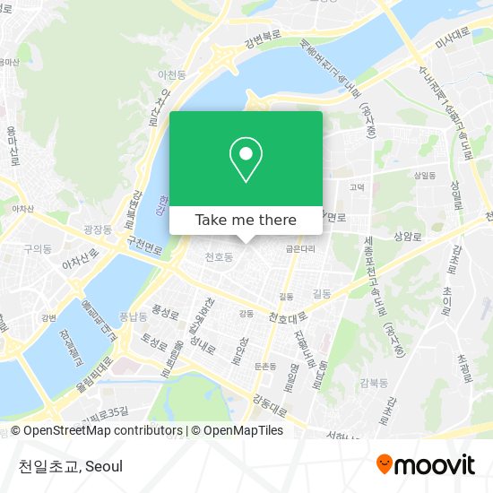 천일초교 map