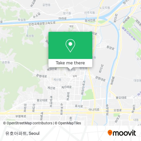 유호아파트 map