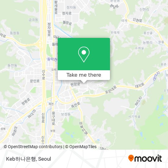 Keb하나은행 map