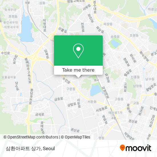 삼환아파트 상가 map