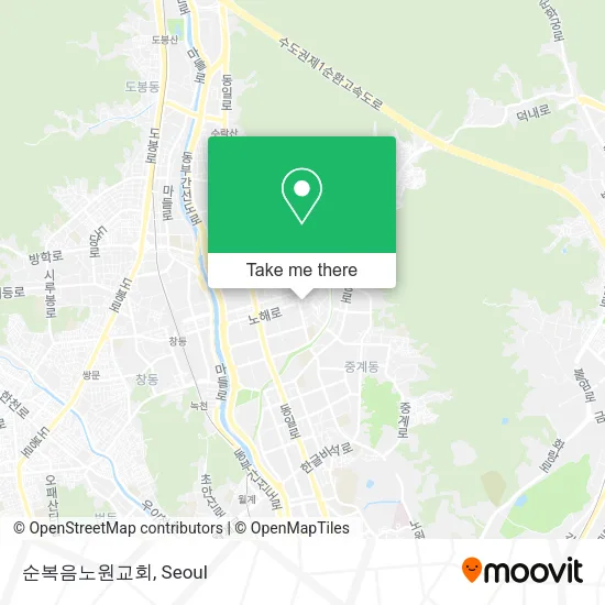 순복음노원교회 map